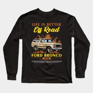 1978 Bronco SUV Car Long Sleeve T-Shirt